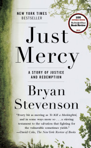 Book cover, Just Mercy by Bryan Stevenson